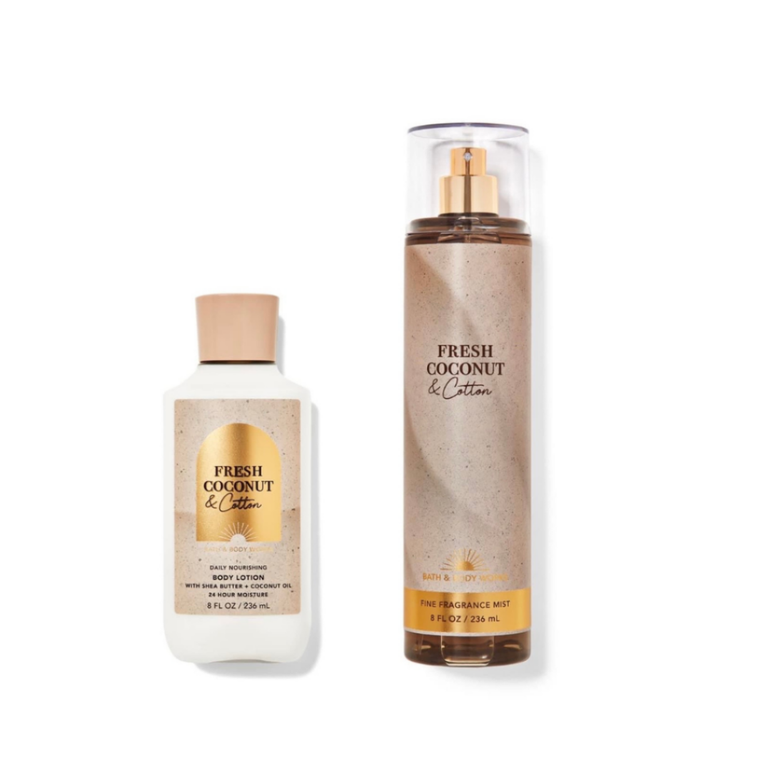 Scented Body Cream & Fragrance Mist Set