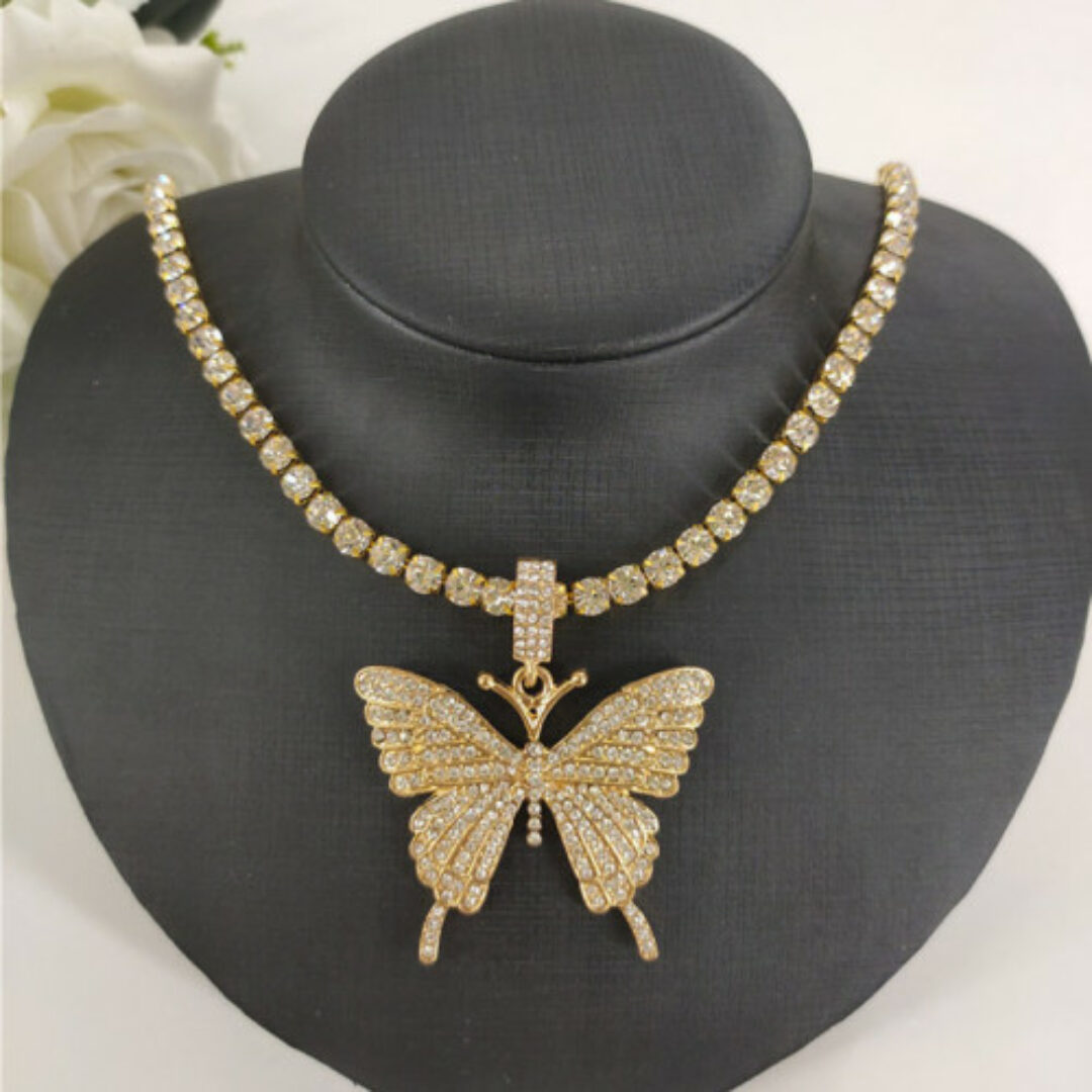 Gold Butterfly Necklace