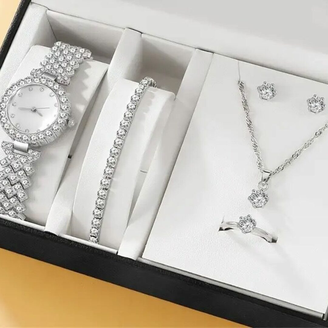 Silver Watch Set