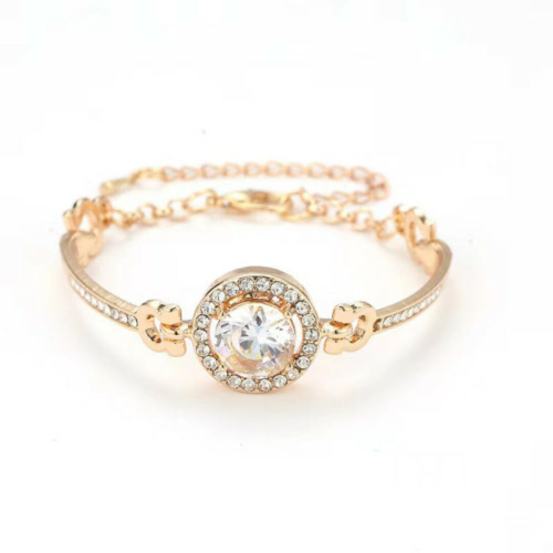 Gold Rhinestone Bracelet