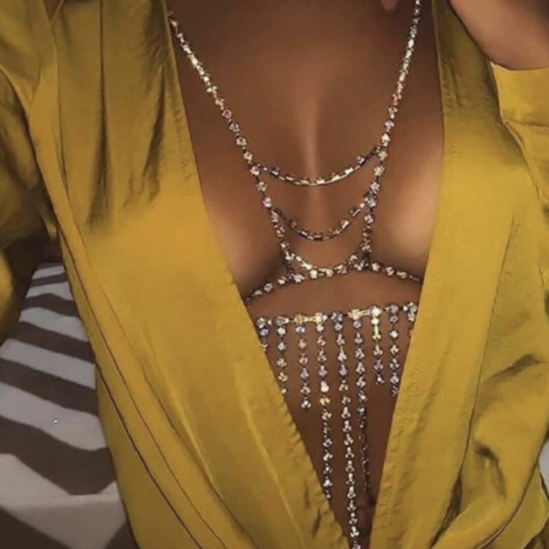 Rhinestone Full Body Chain