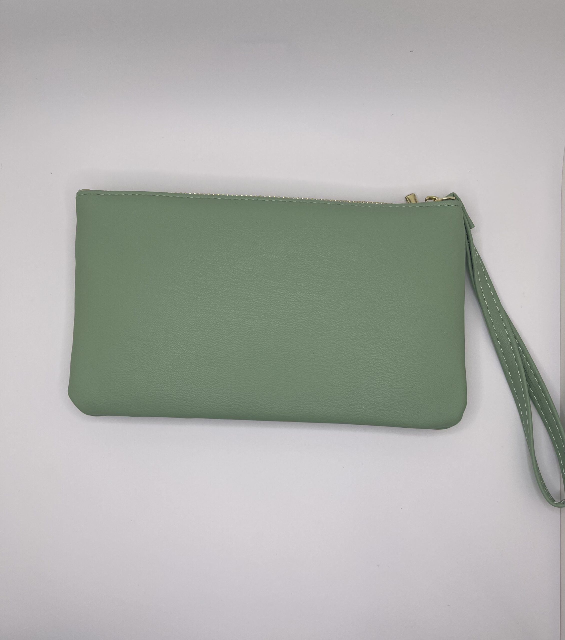 Green Classic Wristlet