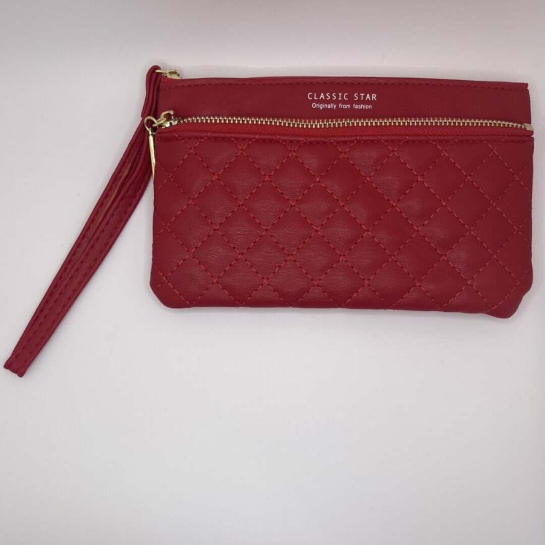 Red Classic Wristlet