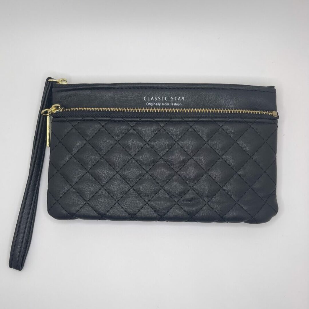 Black Classic Wristlet