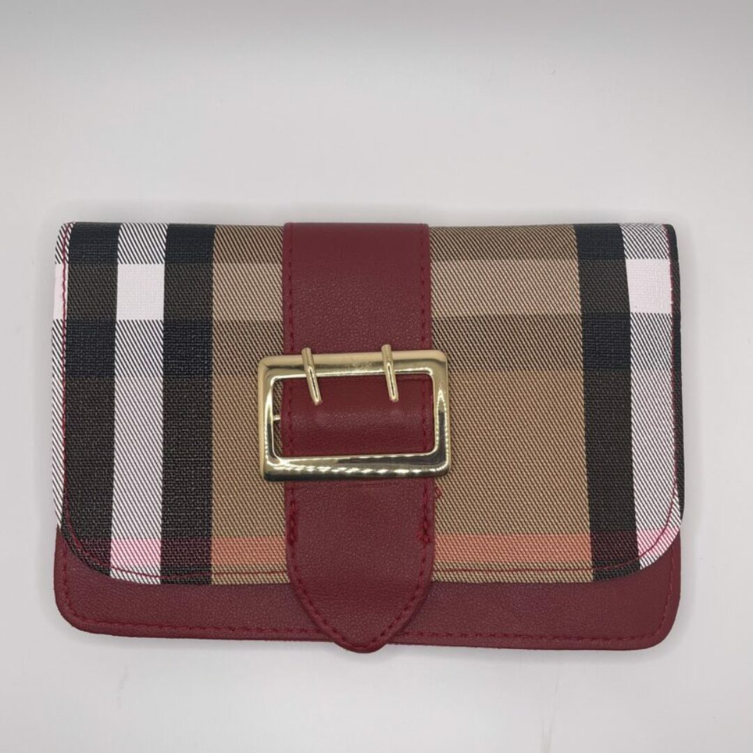 Red Checkered Mini Purse