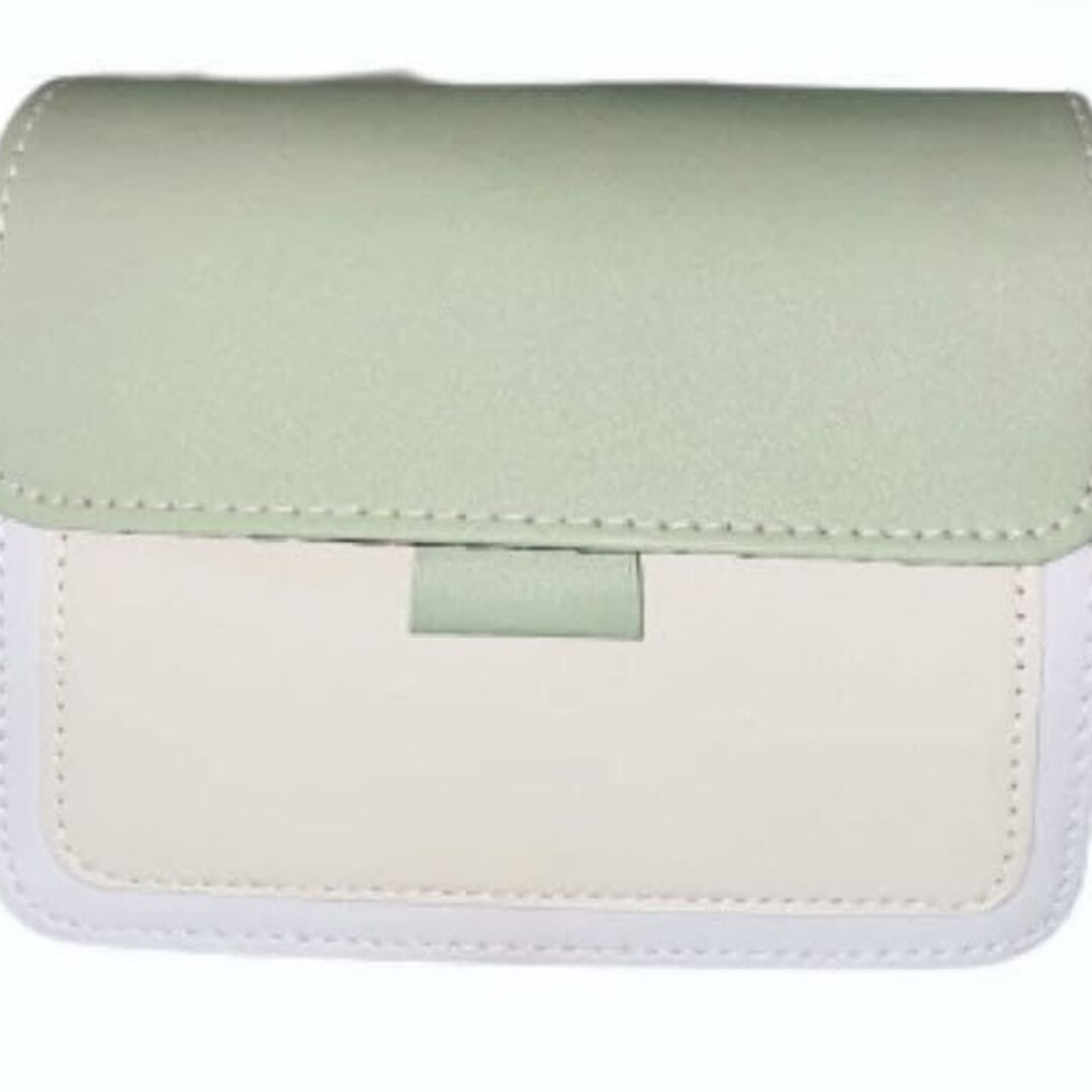 Green Contrast Colour Bag