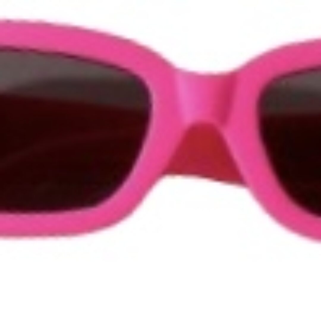 Hot Pink Retro Rectangular Shades