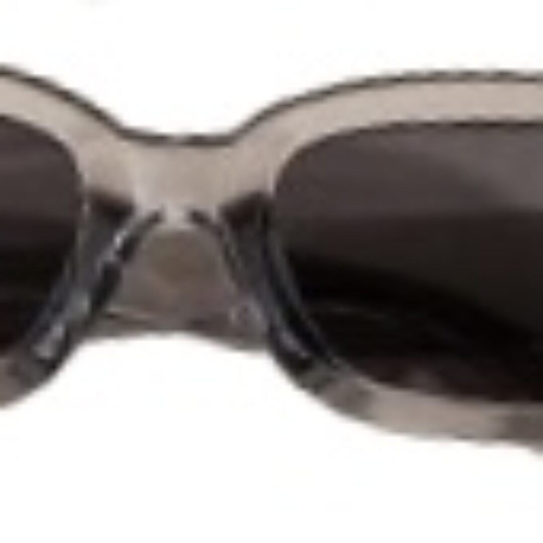 Grey Retro Rectangular Shades